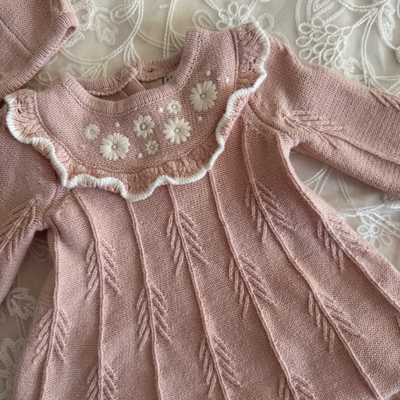 Max Studio Kids Pink/ Peach Knit Set NEW - Picture 4 of 14
